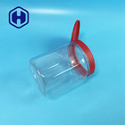 Flip Top سداسية شفافة PET عبوات بلاستيكية لأملاح الاستحمام 660 مل