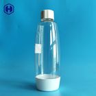 غطاء المسمار الخالي زجاجات بلاستيكية واضحة قابلة لإعادة الاستخدام حاوية السائل البلاستيك