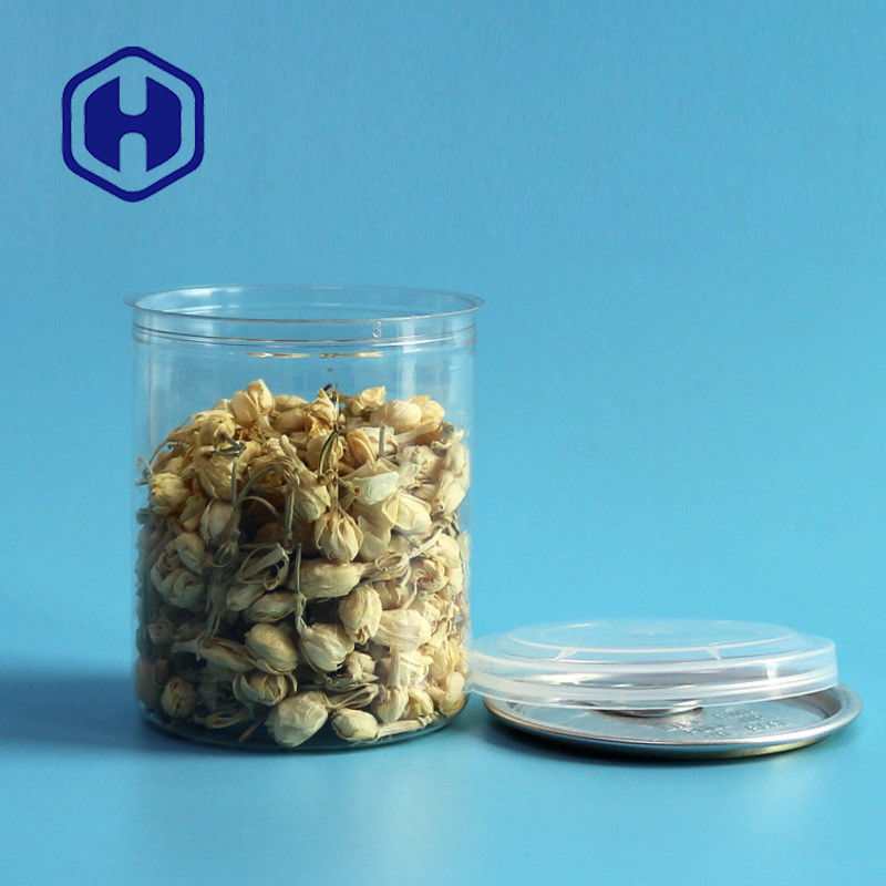 علبة PET مخصصة مع علبة واضحة للصلصة التوابل أو تخزين الطعام الجاف