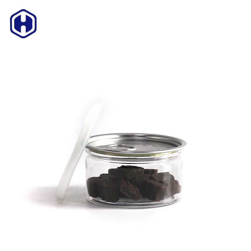 معصوم من التسرب الشفاف الحيوانات الأليفة سهلة فتح العلب البلاستيكية / الحيوانات الأليفة سهلة فتح علب للصلصة