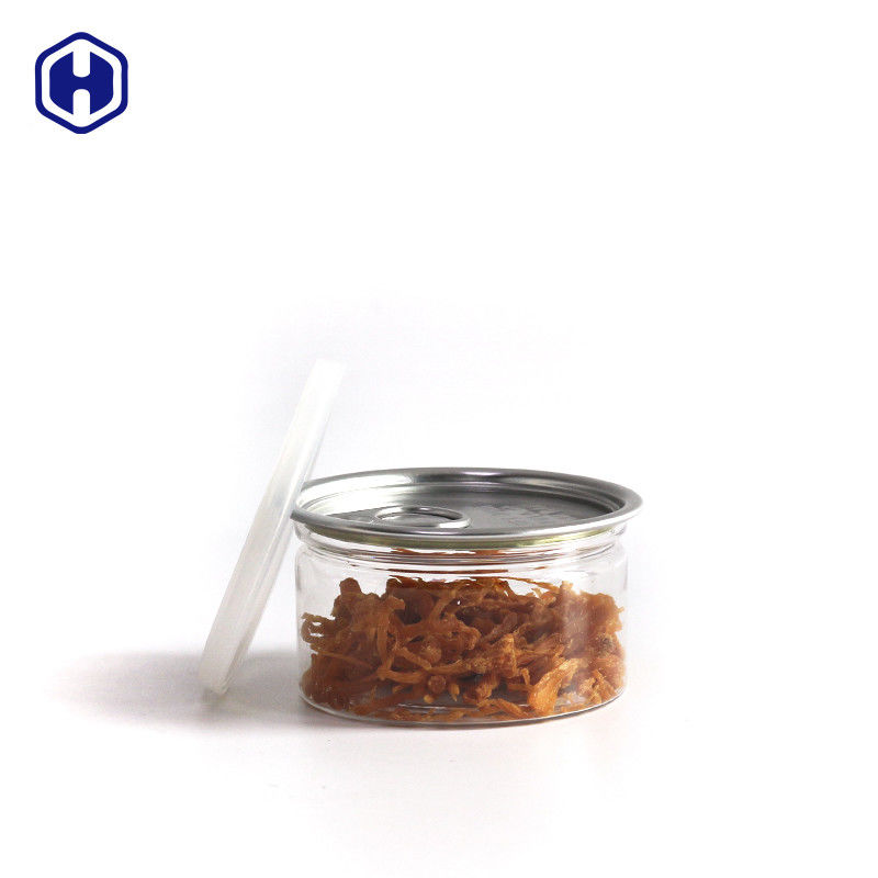 معصوم من التسرب الشفاف الحيوانات الأليفة سهلة فتح العلب البلاستيكية / الحيوانات الأليفة سهلة فتح علب للصلصة