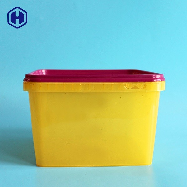 أحواض IML القابلة لإعادة التدوير ، ملفات تعريف ارتباط الصودا ، تغليف أغذية تخزين حاويات درجة الغذاء