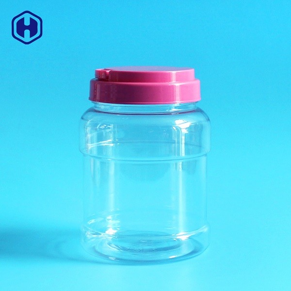 جرة بلاستيكية معلبة معلبة يمكن التخلص منها محبوبة PET أغذية بلاستيكية