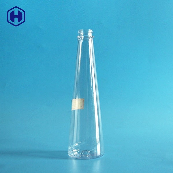 زجاجة PET صلصة قابلة لإعادة التدوير طويلة 10oz حاوية بلاستيكية سائلة