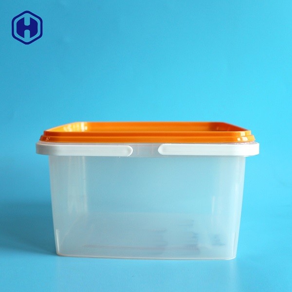 تسمية الطباعة IML أحواض بسكويت بلاستيك تغليف داخل عريض 19.5 سم