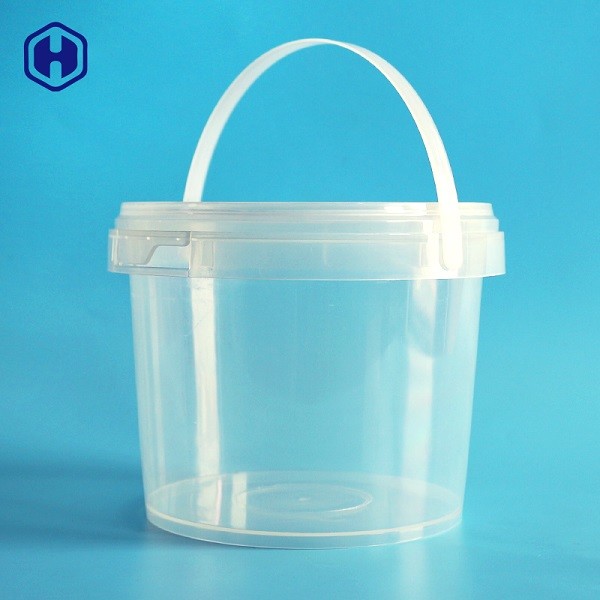 كريم زبدة IML دلو أحواض بلاستيكية من البلاستيك PP حاويات المواد الغذائية جولة تغليف البسكويت