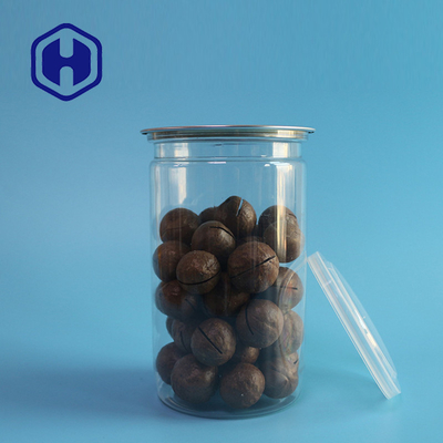 طباعة الشعار 680ml فارغة PET يمكن الغذاء الصف التوابل البلاستيك علب تعليب