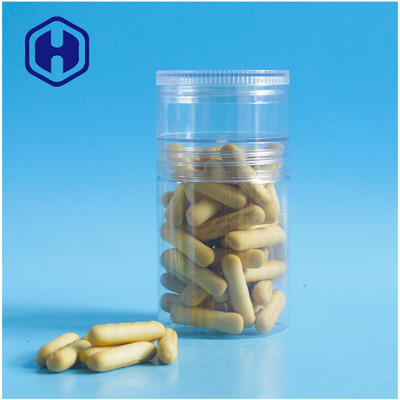 240 مل PET البلاستيك جرة H92mm 2 طبقات غطاء المسمار لصق المربى القضبان البسكويت فارغة