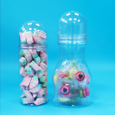 برطمان طعام للأطفال بغطاء لولبي بلاستيك شفاف من مادة PET بتصميم جديد للحلوى الصلبة