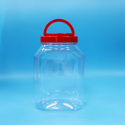 زجاجة بلاستيكية شفافة من البترول للفم الواسع للطعام المعكرونة البسكويت الحلوى