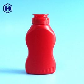 الزجاجات البلاستيكية الفارغة ذات الحاجز العالي الأحمر هلام السيليكا PP Flip Top 220g 210ml