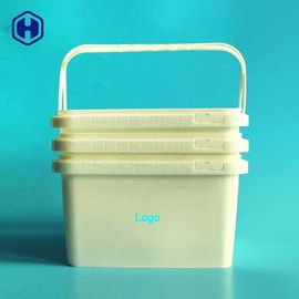 SGS FDA QS IML Tubs بلاستيك متمحور ملفات تعريف الارتباط الحاويات شعار مخصص