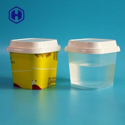 Forzen Yogurt PP IML Package Cup Bowl مع أغطية