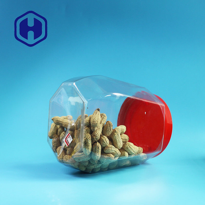 جرة بلاستيكية كبيرة الحجم 2480 مل مانعة للتسرب مع غطاء لولبي بفم واسع