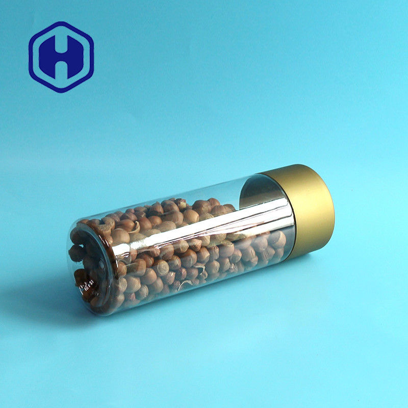 حاويات جرة بلاستيكية ذات غطاء طويل دائري خالية من Bpa للفشار الجاف Fruis 1136ml