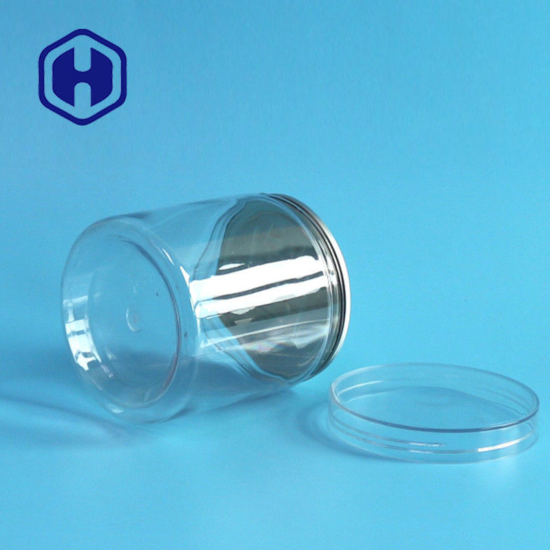 سهل الفتح البلاستيكي الفارغ طعام الحيوانات الأليفة يمكن 360 مل الفواكه الجافة الخضار جولة غطاء المسمار محكم