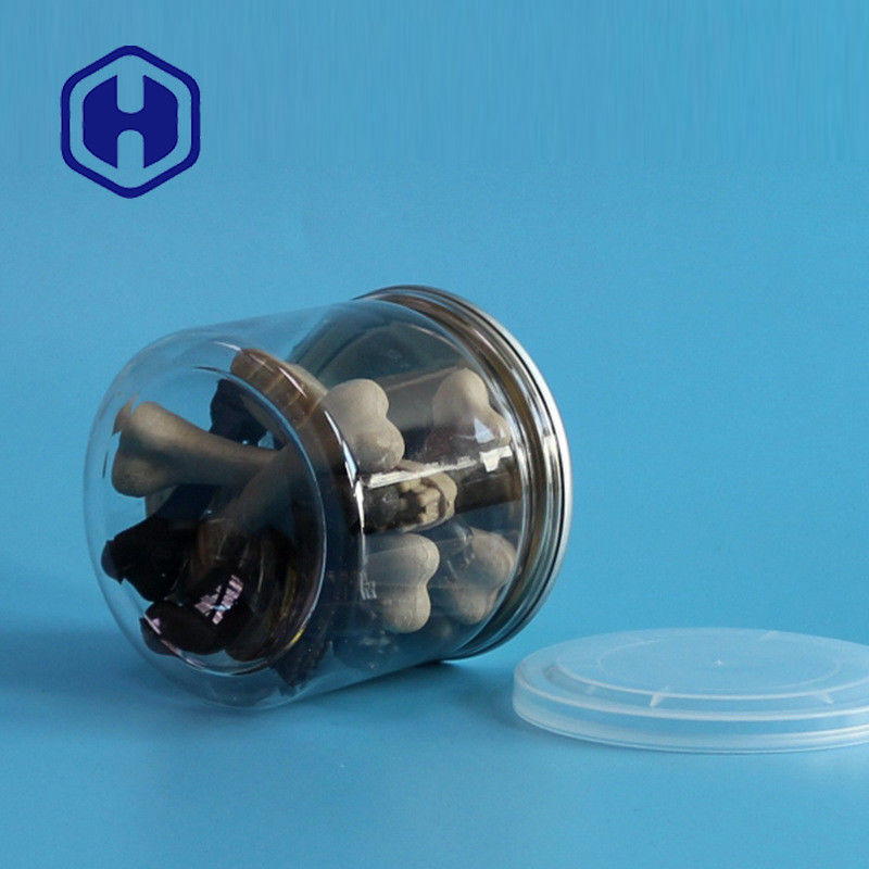 علبة بلاستيكية بي تي شفافة مع نهاية مفتوحة سهلة للصوص الغذائي الجاف والتوابل