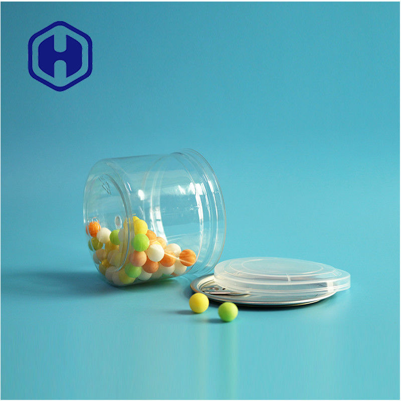 الحلوى الشوكولاتة وجبة خفيفة 250 مل 8 أوقية واضحة واضحة بطاقة PET عبوة الغذاء مع سهلة فتح نهاية