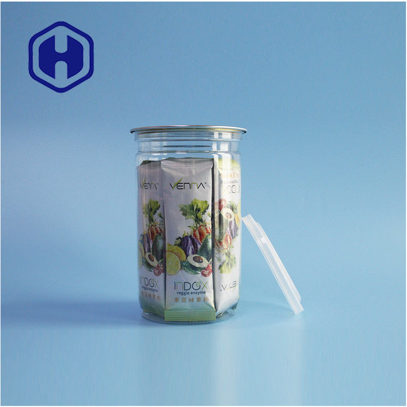 تناول الوجبات الخفيفة بدون جهد فتح 307# علب بي تي أسطوانية لتعبئة الطعام بسهولة