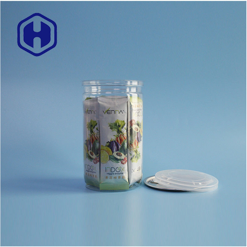 تناول الوجبات الخفيفة بدون جهد فتح 307# علب بي تي أسطوانية لتعبئة الطعام بسهولة