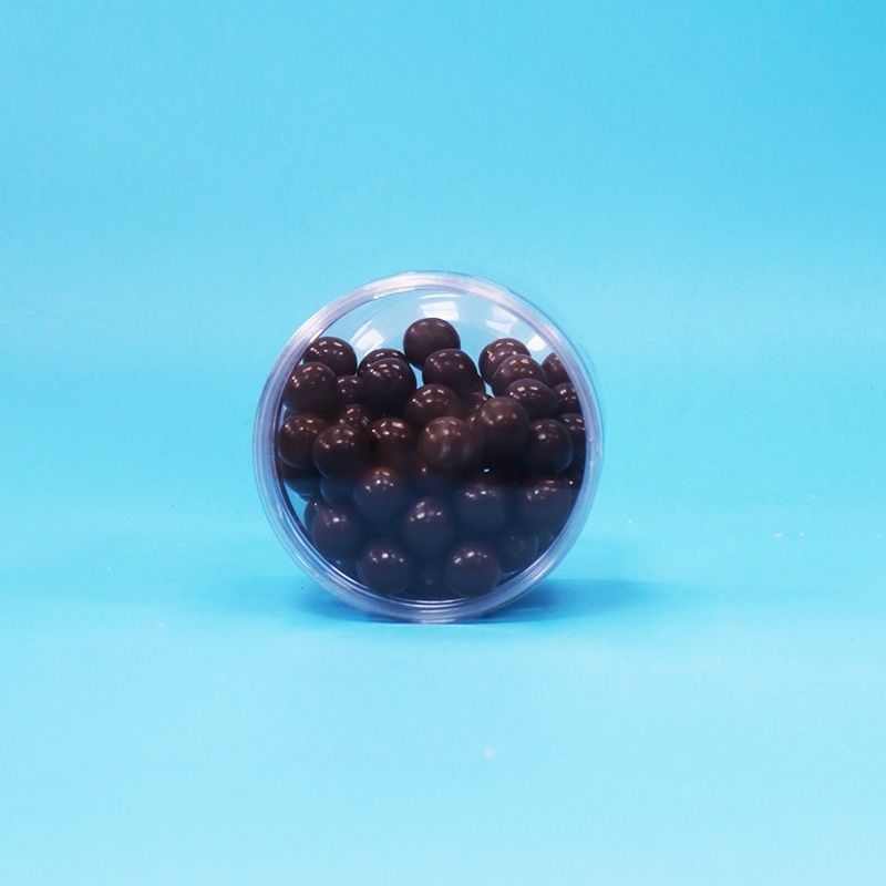 صافي PET البلاستيك الغذاء الجاف الحلوى الكعك المكسرات العلب الهدية المسمار أغطية مسطحة الصف الغذائي