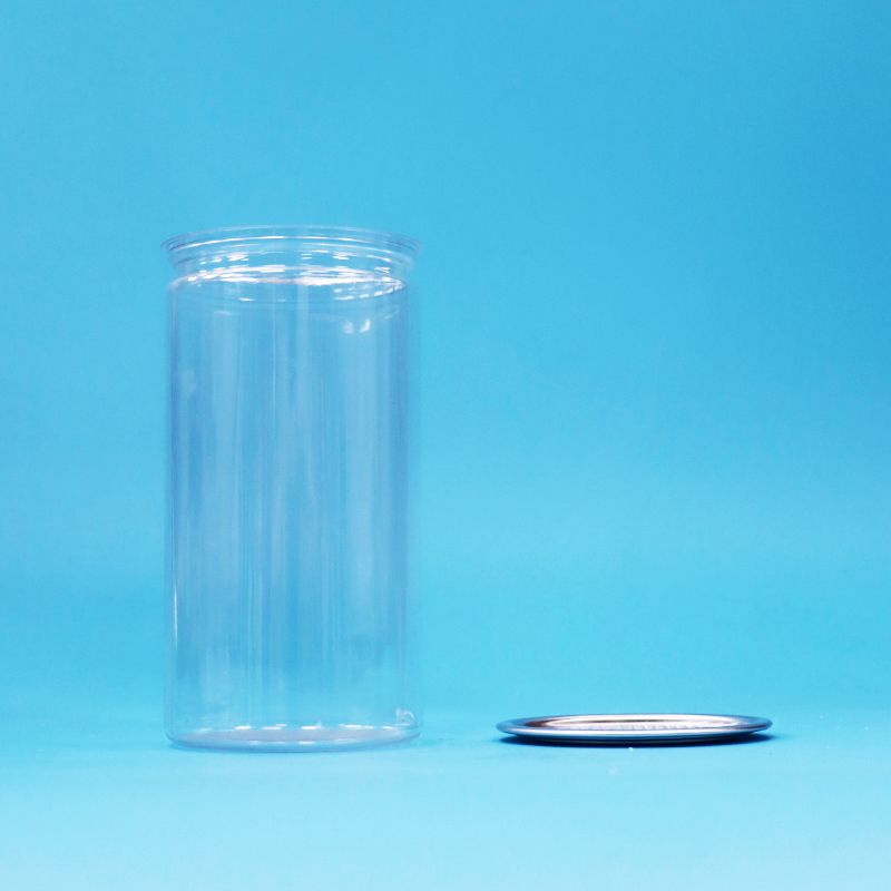 البلاستيك الشفاف من نوع بي تي سهل فتح اغلاق علبة التعبئة الغذائية الحلوى المشروبات المشروبات