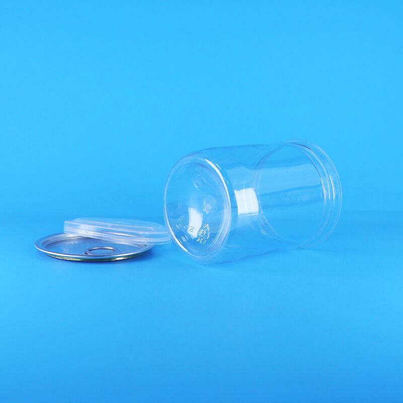 الفول السوداني البري العضوي الغابات الطعام المجفف سهل فتح النهايات الأنبوب البلاستيكي واضحة بطاطس البوبكورن علب