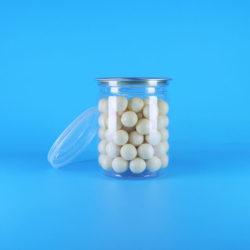 أغطية سهلة الفتح، مكسرات الغابة العضوية البرية، طعام مجفف، علب بوب كورن بلاستيكية شفافة من البولي إيثيلين تيرفثالات