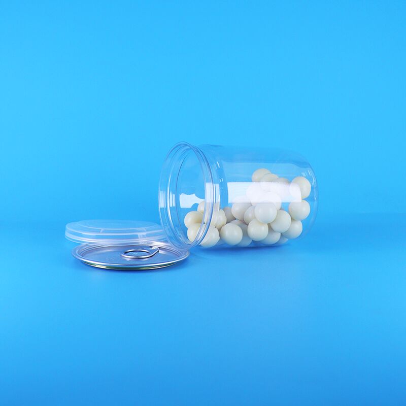 أغطية سهلة الفتح، مكسرات الغابة العضوية البرية، طعام مجفف، علب بوب كورن بلاستيكية شفافة من البولي إيثيلين تيرفثالات