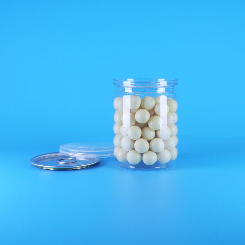 أغطية سهلة الفتح، مكسرات الغابة العضوية البرية، طعام مجفف، علب بوب كورن بلاستيكية شفافة من البولي إيثيلين تيرفثالات