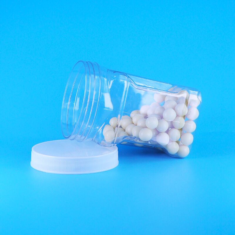 بسكويت بحشوة السمسم ودقيق الذرة، برطمانات بلاستيكية شفافة بغطاء لولبي، مقابض مربعة، خالية من مادة BPA