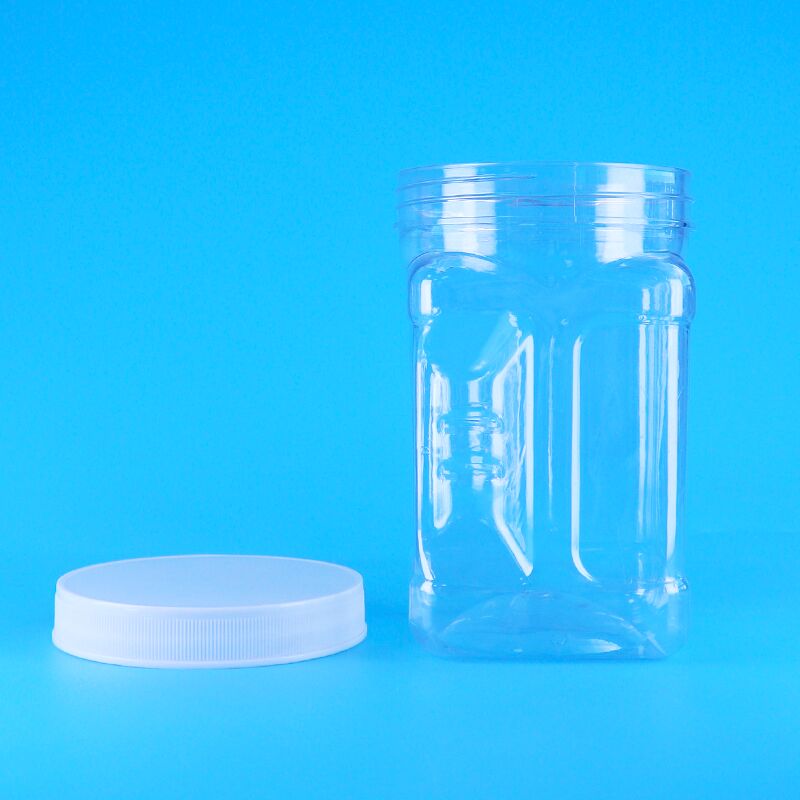 بسكويت بحشوة السمسم ودقيق الذرة، برطمانات بلاستيكية شفافة بغطاء لولبي، مقابض مربعة، خالية من مادة BPA