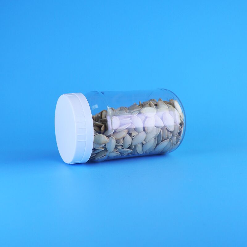 220 مل صافي بطاقة PET البلاستيكية الجرة الكبسولة البيضاء للسلطة المربى حلول التعبئة الغذائية