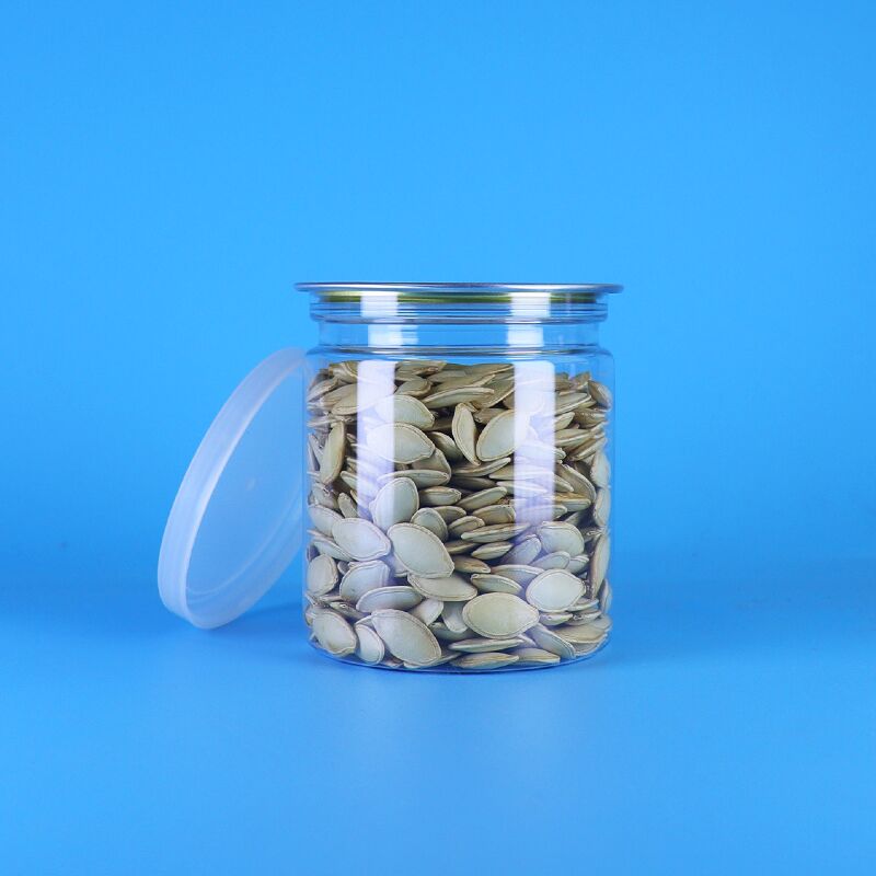 مضاد للهواء 250 مل بي تي سهل فتح الغطاء البلاستيكي الخوخ يمكن لحم الخنزير البازلاء حلول التعبئة الغذائية