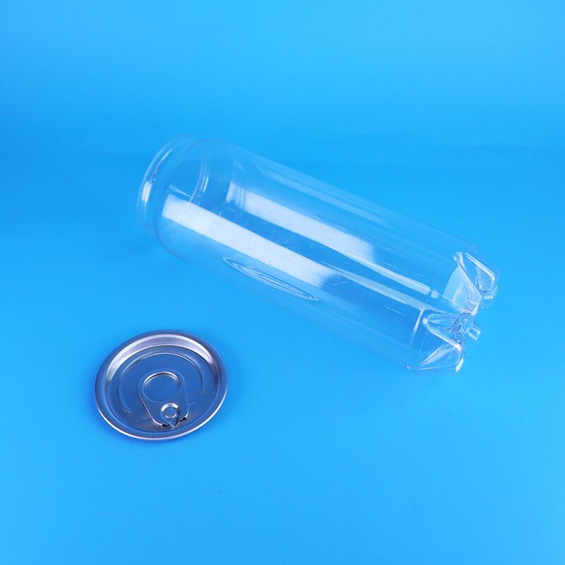 الصف الغذائي الزجاجات البلاستيكية المخصصة بيت الصودا البلاستيكية مايك الشاي الأخضر يمكن بسهولة فتح الغطاء