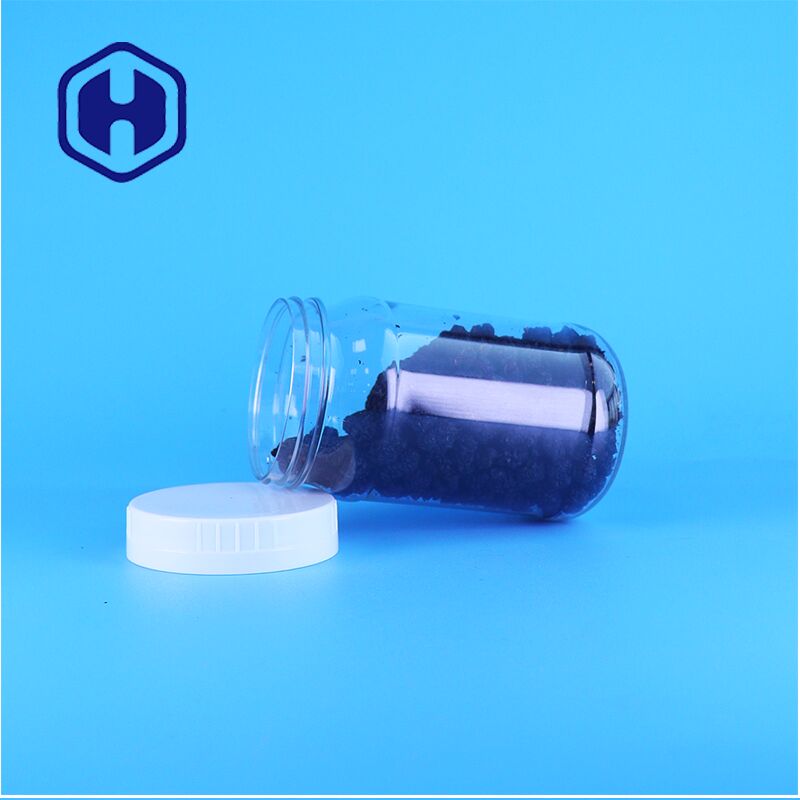 برطمان تخزين PET شفاف عالي الجودة للطعام للصلصات والوجبات الخفيفة والحلويات آمن وأنيق وعملي