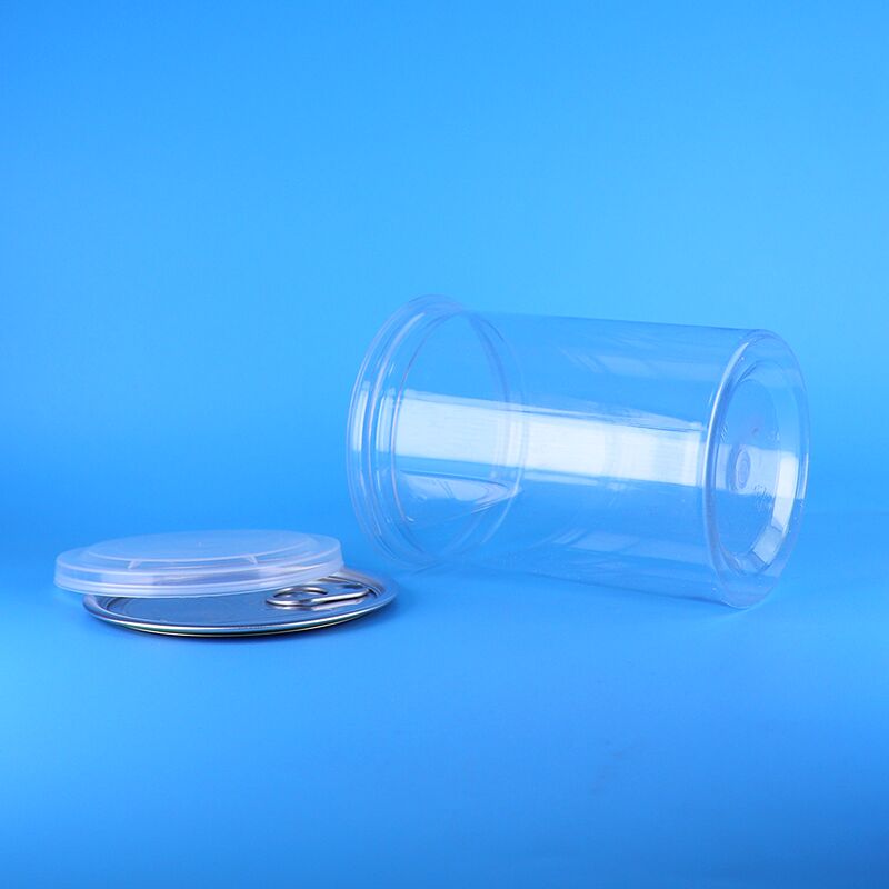 Durable Food Grade PET Clear Containers Storing Cakes Cookies Candies With Easy Open Lid