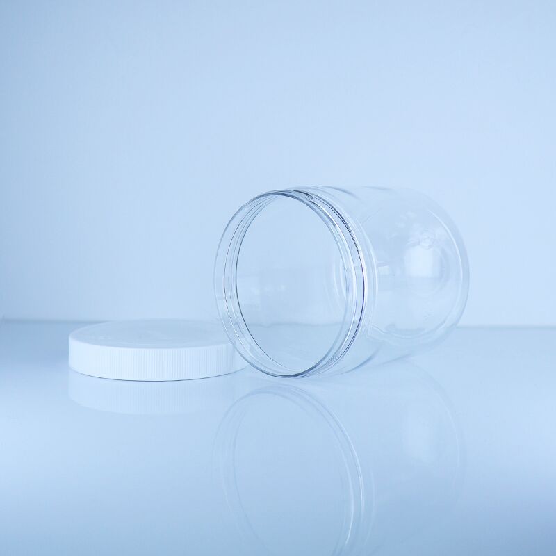 تخزين الأطعمة الممتازة البسكويت الحلويات الجوز التعبئة الجماعية زجاجات بي تي مع غطاء المسمار