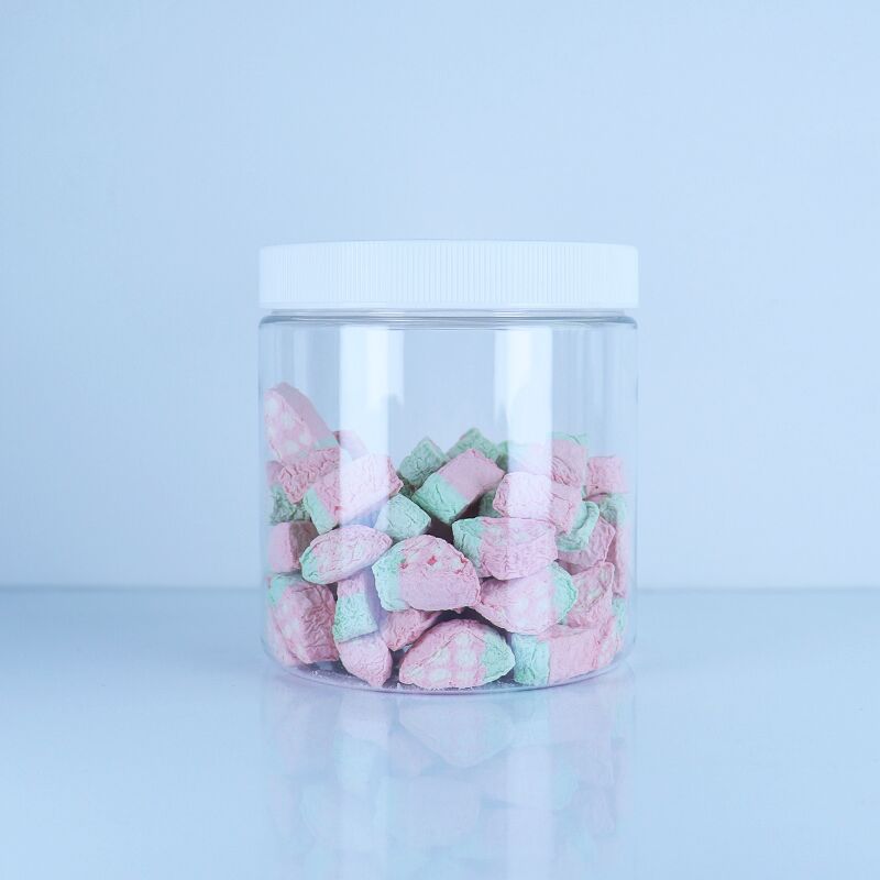 تخزين الأطعمة الممتازة البسكويت الحلويات الجوز التعبئة الجماعية زجاجات بي تي مع غطاء المسمار