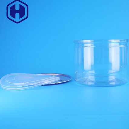 إغلاق جيد علبة بلاستيكية بي تي واضحة مع غطاء مفتوح سهل للفواكه المجففة حلول تعبئة الطعام الحلوى