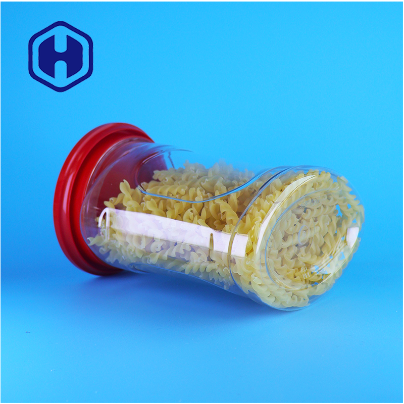 Food Grade Clear Plastic Jar For Tea Leaves Loose Herbal Tea PET Packaging Manufacturer  Supplier