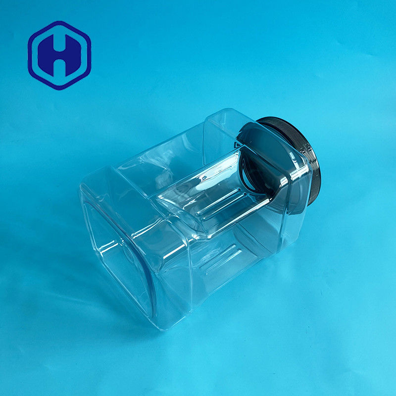 110 مللي متر بفتحة واسعة 2805 مللي مجموعة برطمان بلاستيكي بقبضة قرصة لتخزين المطبخ