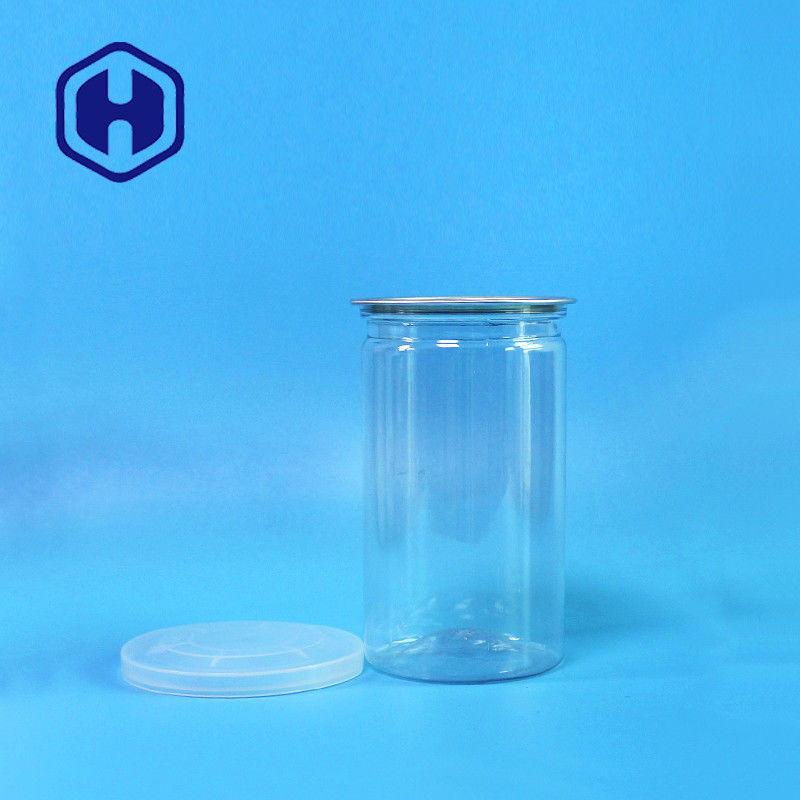 علب بلاستيكية شفافة خالية من Bpa صحية ومستقيمة 211 # 12 أونصة 360 مل تعبئة توابل الفواكه الجافة