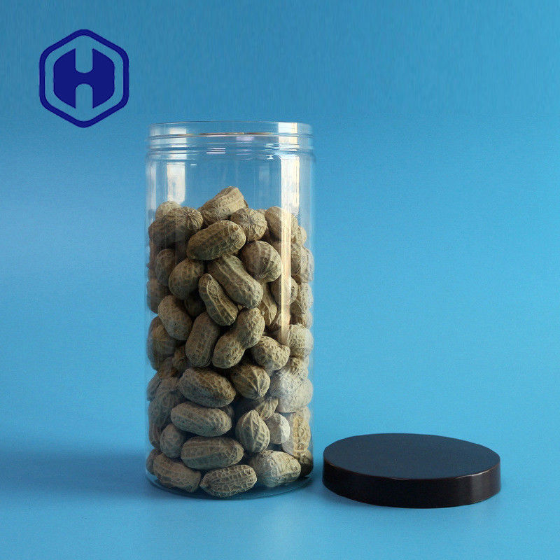 750 مل جرة بلاستيكية مقاومة للتسرب على التوالي من جانب واضح لفائف الأسلاك الطويلة التعبئة والتغليف PET الفم واسع