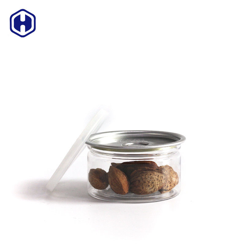 100 مل 3.5 جرام عشب جاف عبوات بلاستيكية شفافة EOE 211 # 38 مم ارتفاع PET علبة التونة