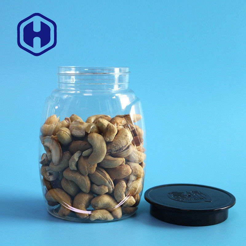 جرة بلاستيكية PET فارغة محكمة الغلق للحصول على سكر ملح خاص بارتفاع 400 مل 120 مم