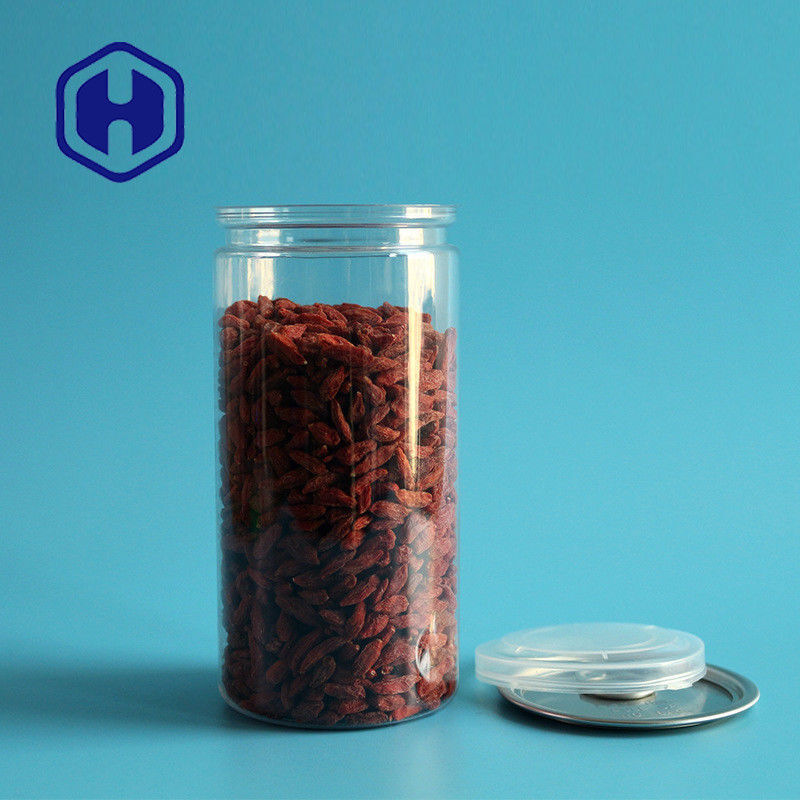 211 # 440 مللي علب بلاستيكية شفافة ، قضبان بسكويت الشوكولاتة سهلة الفتح ، يمكن PET