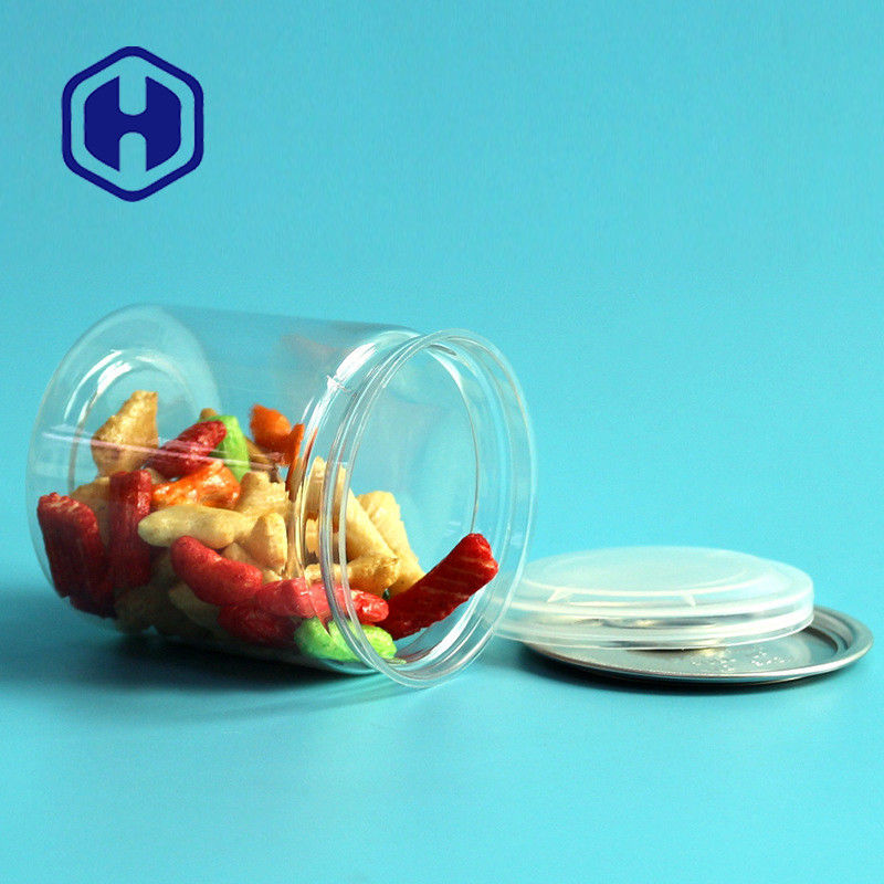 250 مل 211 8.5 أوقية علب بلاستيكية شفافة تغليف لحم الخنزير المجفف اللامع