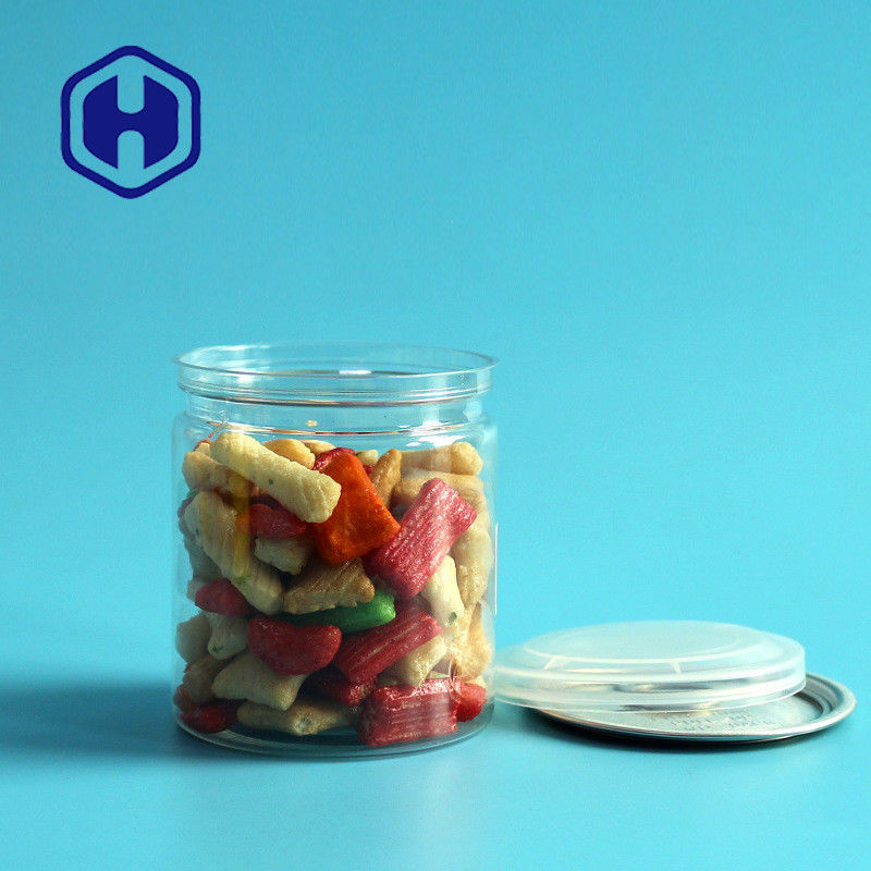 250 مل 211 8.5 أوقية علب بلاستيكية شفافة تغليف لحم الخنزير المجفف اللامع