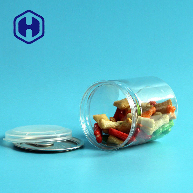 250 مل 211 8.5 أوقية علب بلاستيكية شفافة تغليف لحم الخنزير المجفف اللامع